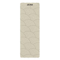 Yoga Mat - Beige Scallop Design