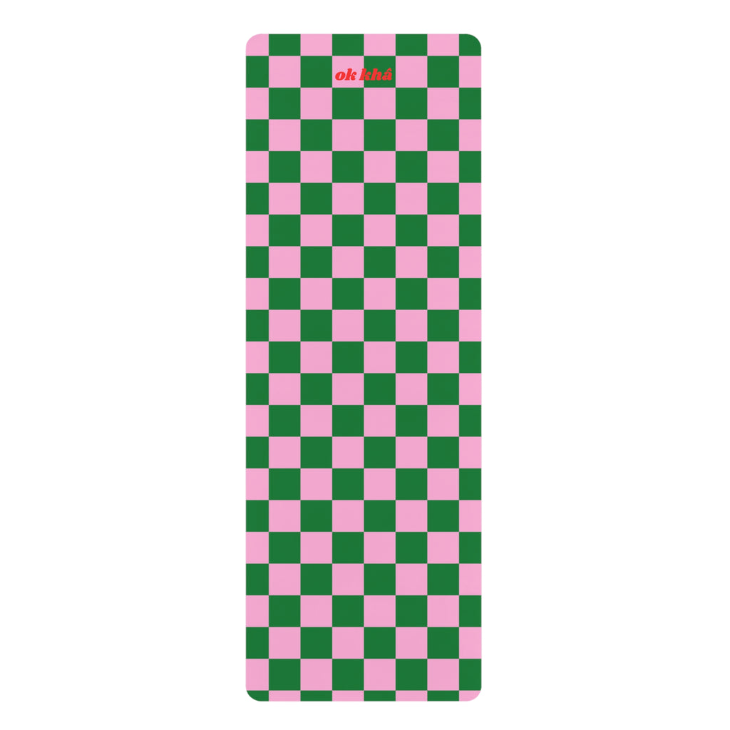 Yoga Mat - Funky check